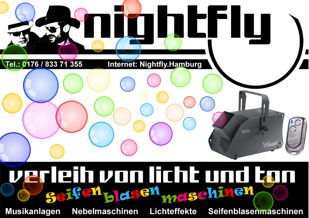 Flyer Seifenblasen Bunt